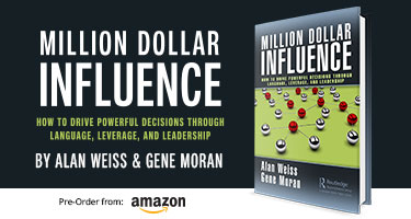 Million Dollar Influence by Alan Weiss and Gene Moran